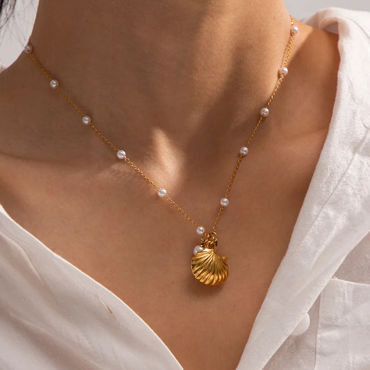 Golden Ocean Necklace